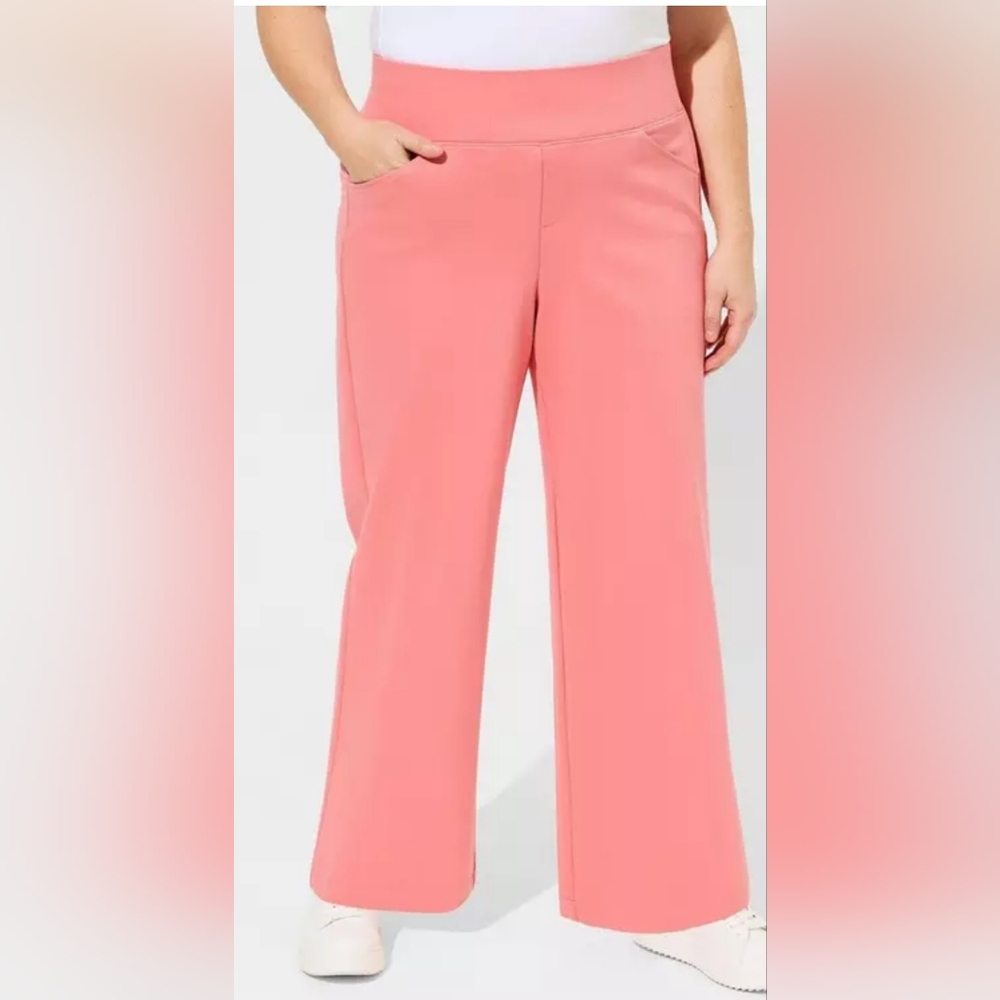 TORRID Pull-On Pixie Wide Studio Luxe Ponte Leg Pant 2x/18-20 - Picture 2 of 14